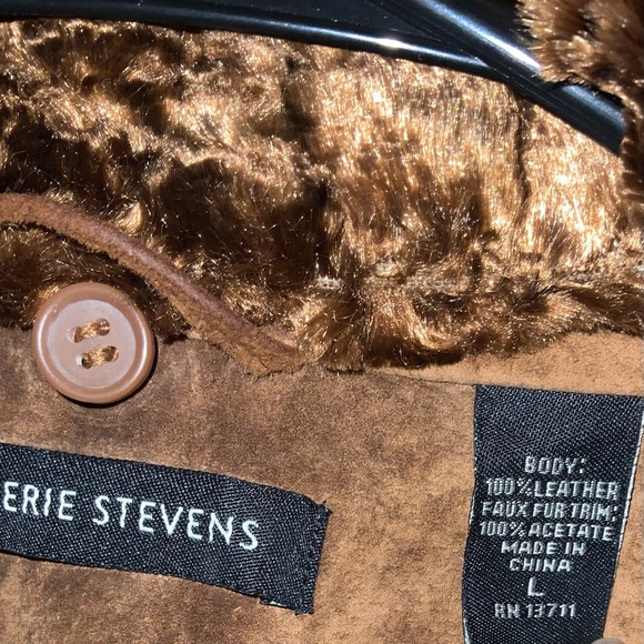 Valerie Stevens Genuine Suede Leather Jacket Size Large - Picture 2 of 4